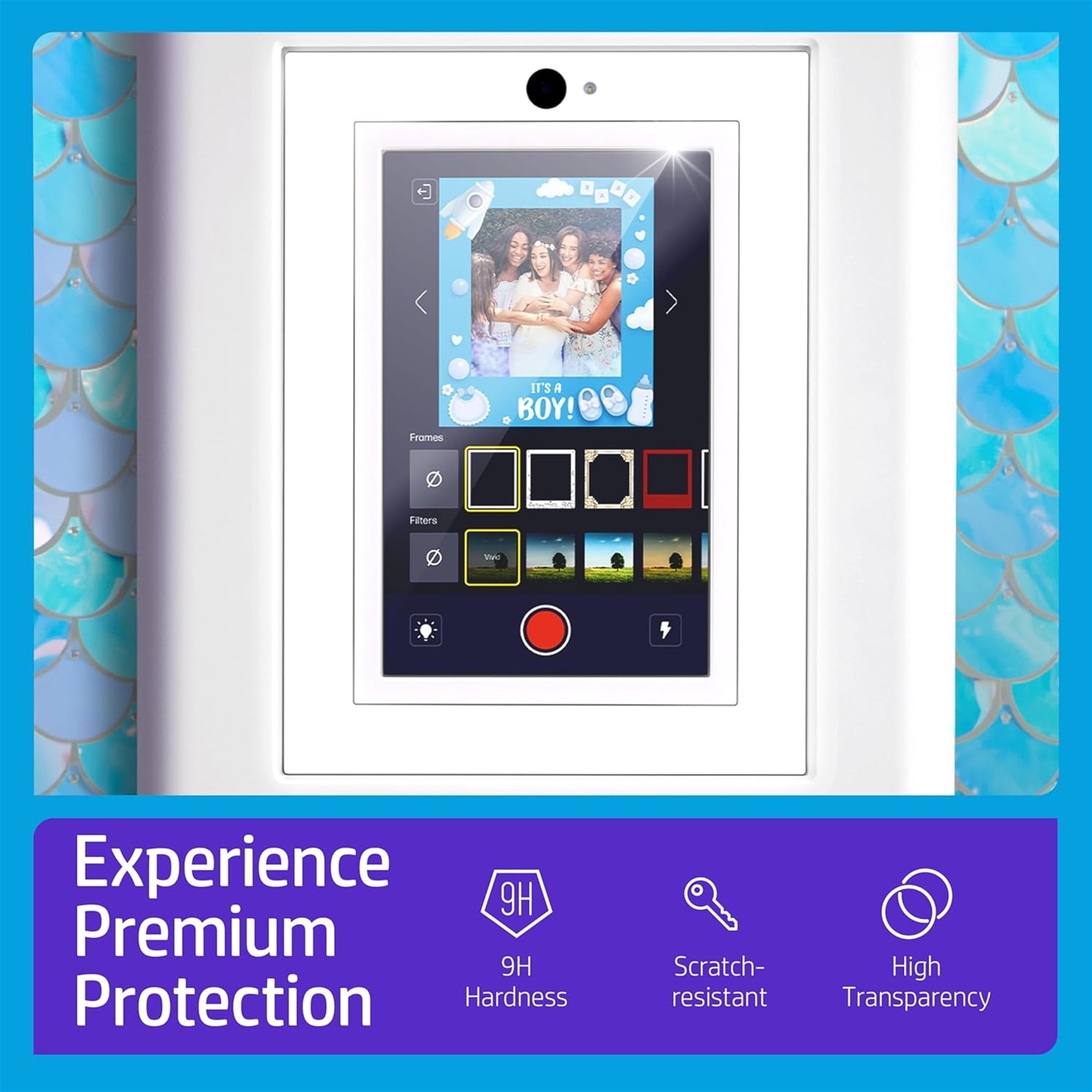 HP Sprocket Photobooth Screen Protector, 9H υψηλής διαφάνειας