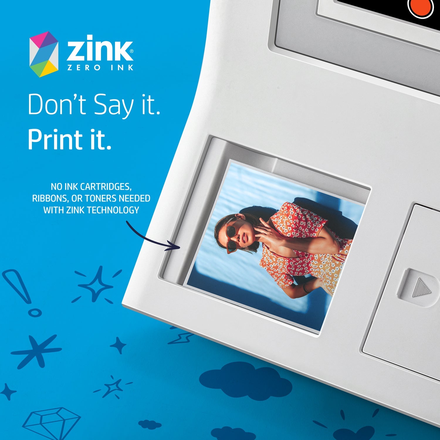 HP Sprocket 3.5 x 4.25” Zink Sticky-backed Photo Paper (20 Pack) Compatible with HP Sprocket 3x4 Photobooth and Photo Printer Sprocket Printers