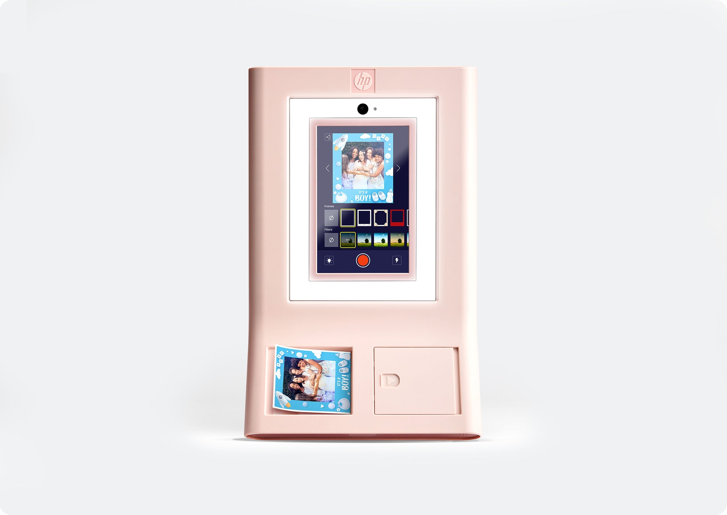 HP Sprocket Photobooth インスタント 3x4インチ カラーフォトプリンター